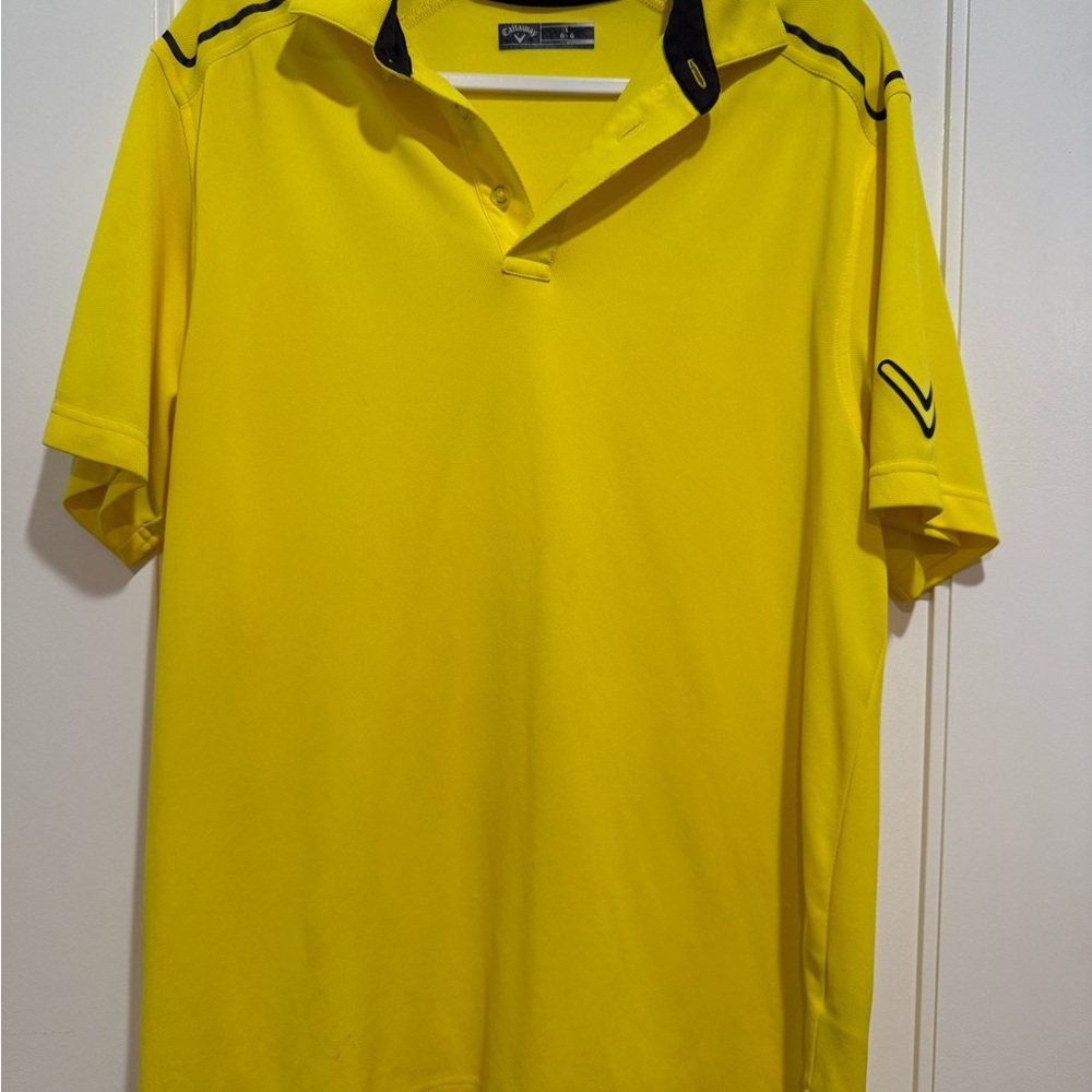 Callaway Yellow Polo Shirt